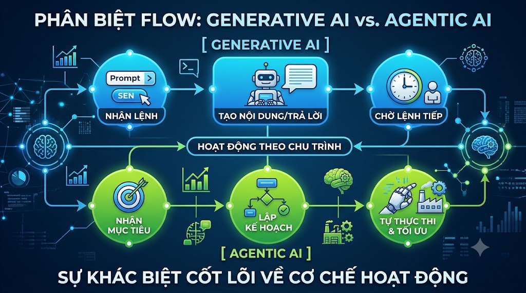 Bước Chuyển Từ Generative AI Sang Agentic AI